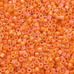 Frosted Glass Cylinder Beads&nbsp;SEED-S047-O-001