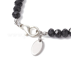 Natural Sodalite & Glass Round Beaded Bracelets for Women&nbsp;BJEW-JB12210-01