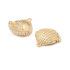 Brass Micro Pave Cubic Zirconia Peg Bails&nbsp;KK-C130-06G