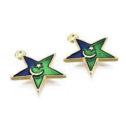 Alloy Enamel Pendants&nbsp;LS-PALLOY-T075-71G-RS