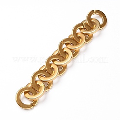 3Strands 3 Colors Handmade Opaque Spray Painted Acrylic Rolo Chains&nbsp;AJEW-SZ0001-64A