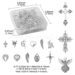 14 Style Tibetan Style Alloy Pendants&nbsp;FIND-FS0001-42