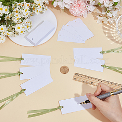 50Pcs Blank Rectangle White Paper Gift Tags&nbsp;CDIS-CN0001-03A