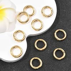 SHEGRACE Brass Spring Gate Rings&nbsp;XGR0009G-10G