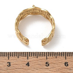 304 Stainless Steel Cuff Open Ring Setting&nbsp;SA-CBA37BC-04G