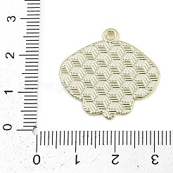 合金エナメルチャーム  犬チャーム  ゴールドカラー  ビスク  25x26x1.5mm  穴：1.8mm&nbsp;ENAM-I066-01G-06