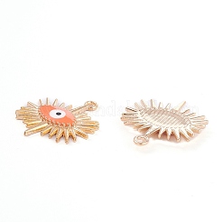 Alloy Enamel Pendants&nbsp;LS-ENAM-P166-01KCG-C