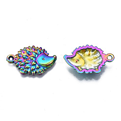 Autumn Theme Rainbow Color Alloy Pendants&nbsp;PALLOY-N156-139-NR