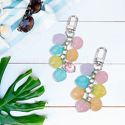 Peach Acrylic Pendant Keychain&nbsp;KEYC-DR0001-07