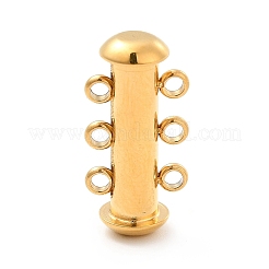 Ion Plating(IP) 304 Stainless Steel Slide Lock Clasps&nbsp;STAS-G071-50G