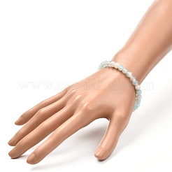 Natural Stone Round Beads Stretch Bracelet for Girl Women&nbsp;BJEW-JB06882