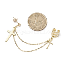 Alloy Cross Stud Earrings&nbsp;EJEW-JE06242-02