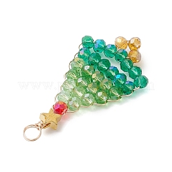 Christmas Theme Glass Pendants&nbsp;PALLOY-JF02890