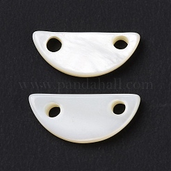 Natural Freshwater Shell Connector Charms&nbsp;SHEL-H001-11