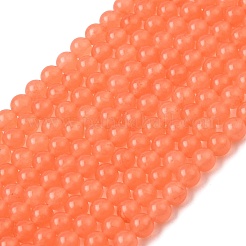 Natural & Dyed Malaysia Jade Bead Strands&nbsp;X-G-A146-6mm-A07-01