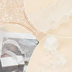 5 Yards 2-Layer Polyester Pleated Ribbon&nbsp;OCOR-FG0002-05B