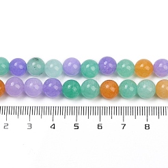 Natural Dyed White Jade Beads Strands&nbsp;X-G-NH0045-01A
