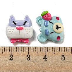 Animal Opaque Resin Decoden Cabochons&nbsp;RESI-G099-02