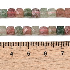 Natural Red and Green Strawberry Quartz Beads Strands&nbsp;GG-NH0006-A01