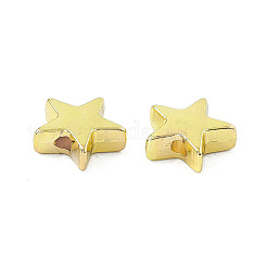 めっき合金ビーズラック  スター  ライトゴールド  11.5x12x4mm  穴：2mm&nbsp;PALLOY-I216-39LG