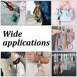DIY Beaded Keychain Wristlet Making Kit&nbsp;DIY-CA0004-43