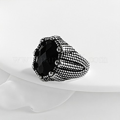 316L Surgical Stainless Steel with Cubic Zirconia Finger Rings for Men&nbsp;FS-WGD76F7-04