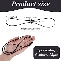 12Pcs 6 Colors Durable Rubber Trash Can Bag Holder Straps for Home and Office&nbsp;EW-GA0001-02