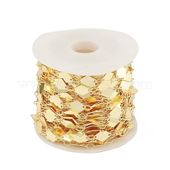 Brass Rhombus Link Chains&nbsp;CHC-M025-11G