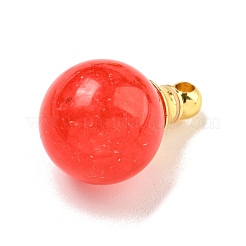 Natural Dyed White Jade Perfume Bottle Pendants&nbsp;G-K338-22G-12