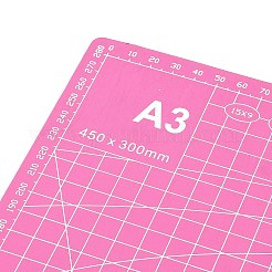 A3プラスチックカッティングマット  まな板  クラフトアート用  長方形  淡いバイオレットレッド  30x45cm&nbsp;WG57357-08