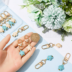 20Pcs 2 Styles Synthetic Turquoise Pendant Decoration&nbsp;KEYC-CP00005