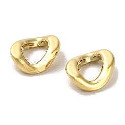 304ステンレススチールリンクリング  ツイストリング  14KGP本金メッキ  16x13x3mm  内径：9x6mm&nbsp;STAS-L022-143G