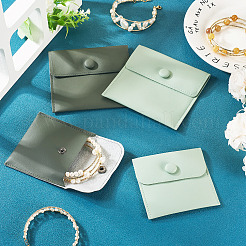 4Pcs 4 Styles PU Imitation Leather Jewelry Storage Bags&nbsp;ABAG-TA0001-64