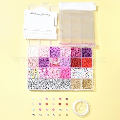 Handmade Polymer Clay Heishi Bead DIY Jewelry Kits&nbsp;DIY-FS0006-69