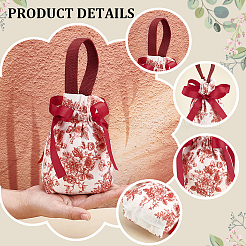 Canvas Cloth Storage Pouches&nbsp;ABAG-WH0032-78D
