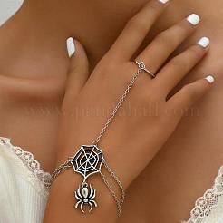 Punk Style Alloy Link Ring Bracelets for Women&nbsp;FS-WG743CF-01