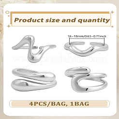 1 Bag Alloy Finger Rings Sets&nbsp;RJEW-LP0004-32P