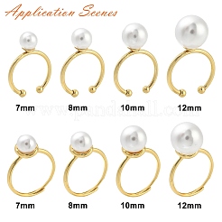 Brass Open Cuff Ring Settings&nbsp;LS-KK-G518-04G-02