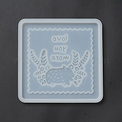 DIY Animal Coaster Silicone Molds&nbsp;LS-DIY-G070-03C