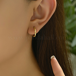 Fashionable Casual Brass Hoop Earrings&nbsp;XY7128