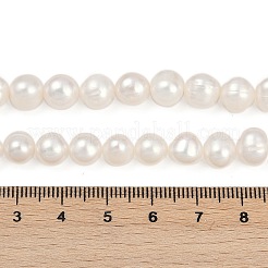 Natural Cultured Freshwater Pearl Beads Strands&nbsp;PEAR-I007-07J-04A