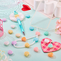 50Pcs Opaque Acrylic Beads&nbsp;OACR-TA0004-65