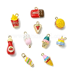 10Pcs 10 Styles Alloy Enamel Charms&nbsp;FIND-CJ0005-42