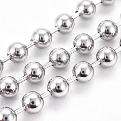 304 Stainless Steel Ball Chains&nbsp;CHS-F009-01H-P