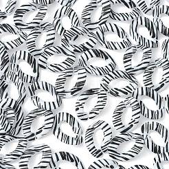 100Pcs Acrylic Linking Rings&nbsp;SACR-CJ0001-33