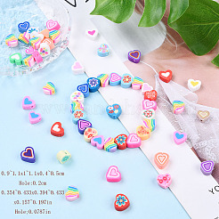 200Pcs Handmade Polymer Clay Beads&nbsp;CLAY-YW0002-20