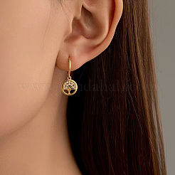 925 Sterling Silver Tree of Life Ear Cuffs with CZ Stones&nbsp;ND7706-1