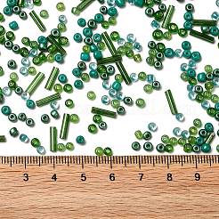 Opaque & Transparent Inside Colours Glass Seed Beads&nbsp;SEED-F004-02F
