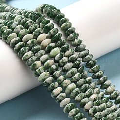Natural Green Spot Beads Strands&nbsp;G-Z030-A03-01