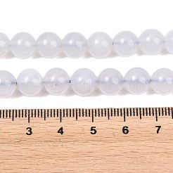 Natural Blue Chalcedony Beads Strands&nbsp;G-K310-C12-8mm